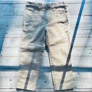 J. Crew Crewcuts stretch Chino Pants in Khaki Color toddler boys 4T EUC++